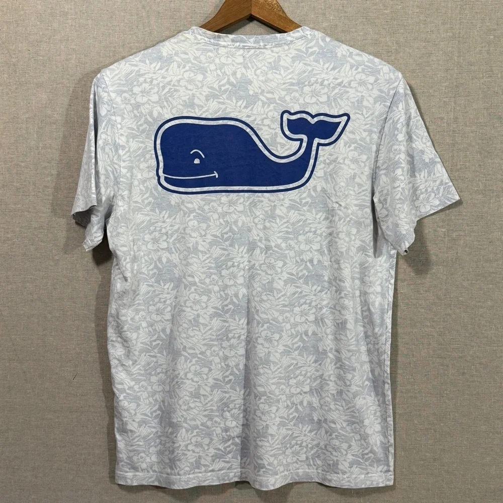Vineyard Vines Short Sleeve Tee Hawaiian Print Small - Picture 6 of 8